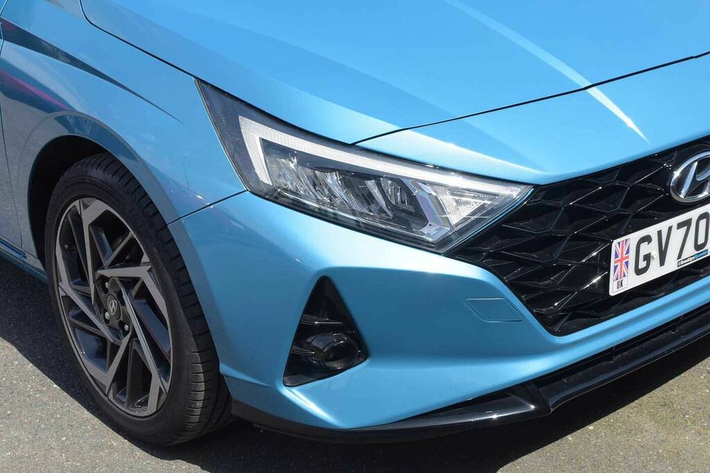 Hyundai I20 Hatchback GV70OYE Green #4