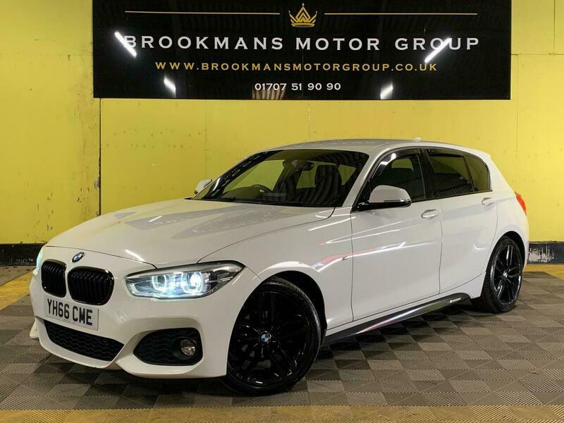 BMW 1 Series 2.0 118D M Sport YH66CME White #3