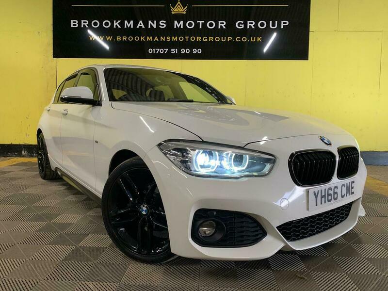BMW 1 Series 2.0 118D M Sport YH66CME White #2