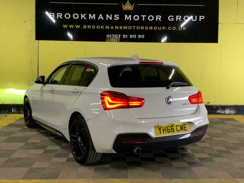 BMW 1 Series 2.0 118D M Sport YH66CME White #6