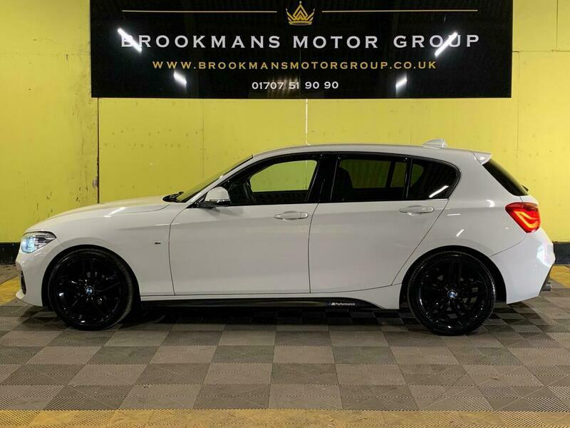 BMW 1 Series 2.0 118D M Sport YH66CME White #5
