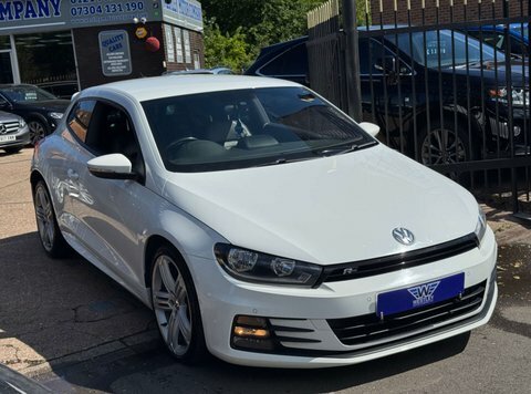 Volkswagen Scirocco 2.0 Tdi R-line White #5