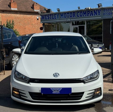 Volkswagen Scirocco 2.0 Tdi R-line White #4