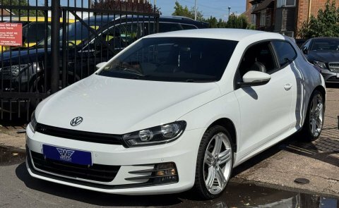 Volkswagen Scirocco 2.0 Tdi R-line White #6