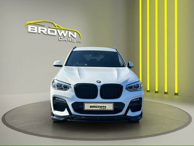 BMW X3 2.0 20D M Sport YJ68XAV White #2