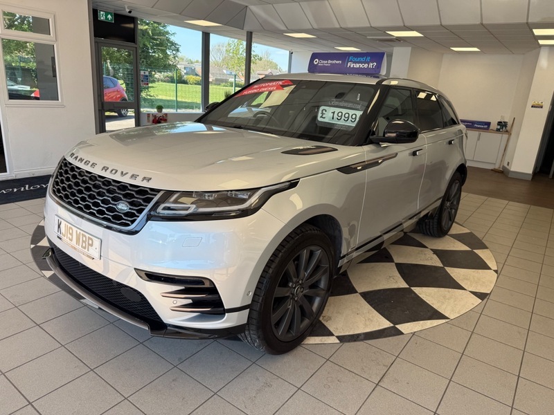 Land Rover Range Rover Velar R-dynamic Hse 19 Plate KJ19WBP Silver #3