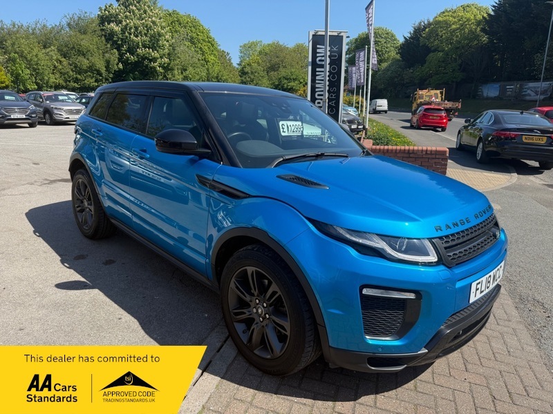 Land Rover Range Rover Evoque Td4 Landmark 18 Plate Blue