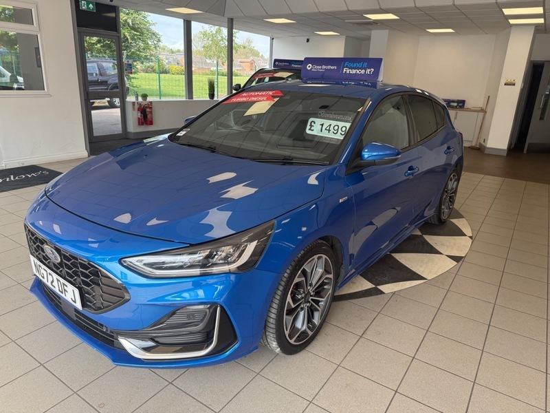 Ford Focus St-line Vignale Ecoblue Sat NG72DFJ Blue #2