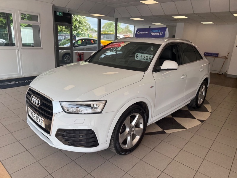 Audi Q3 Tdi Quattro S Line YH65BXF White #3