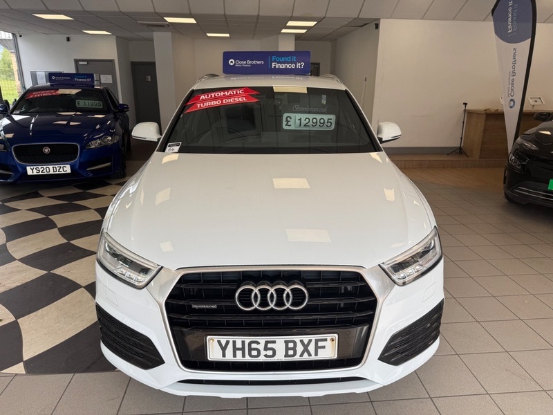 Audi Q3 Tdi Quattro S Line YH65BXF White #2