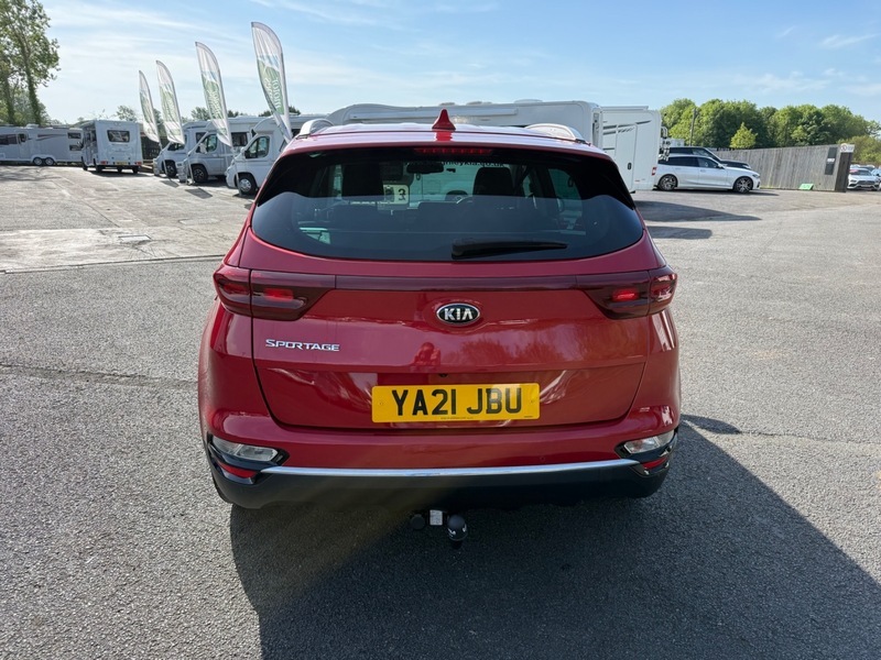 Kia Sportage 2 Isg 21 Plate YA21JBU Red #6