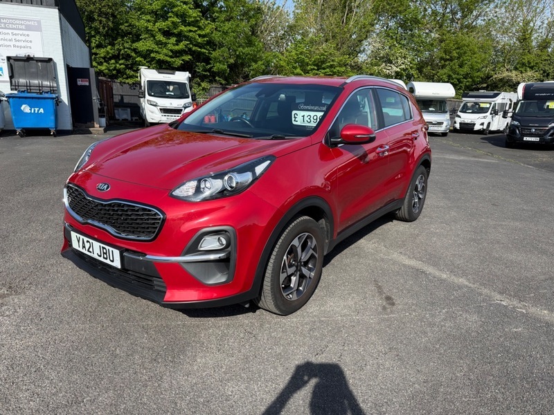 Kia Sportage 2 Isg 21 Plate YA21JBU Red #3