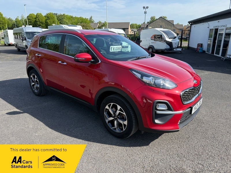 Kia Sportage 2 Isg 21 Plate Red