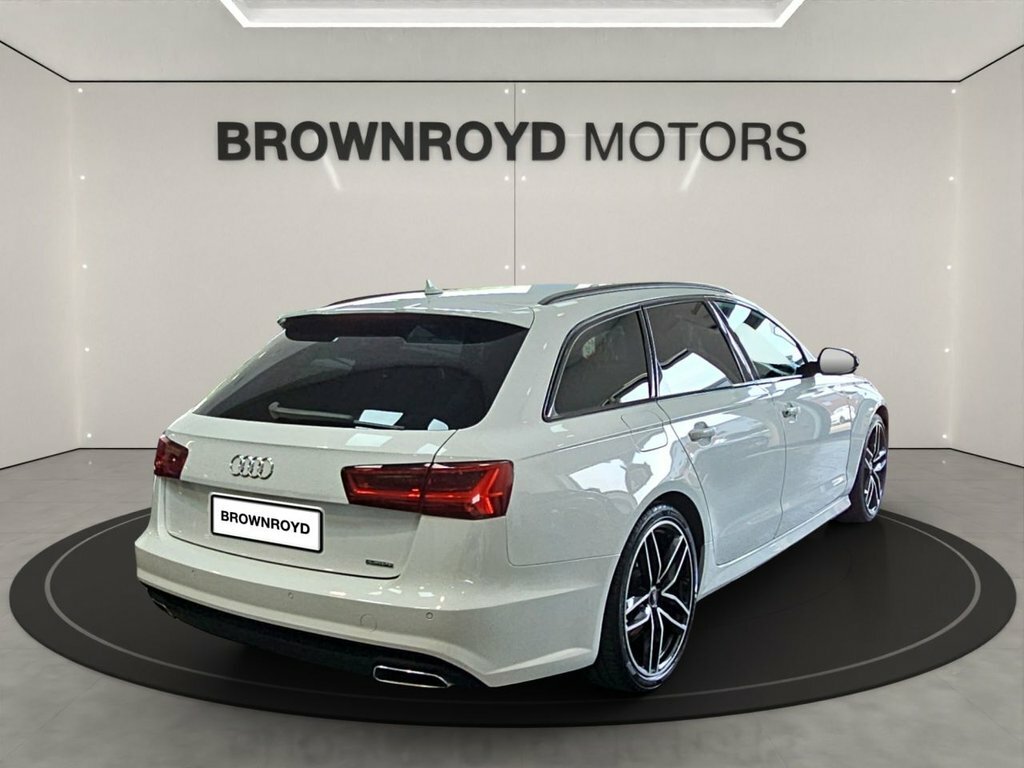 Audi A6 Avant 2L Black Edition VN67AHX White #6