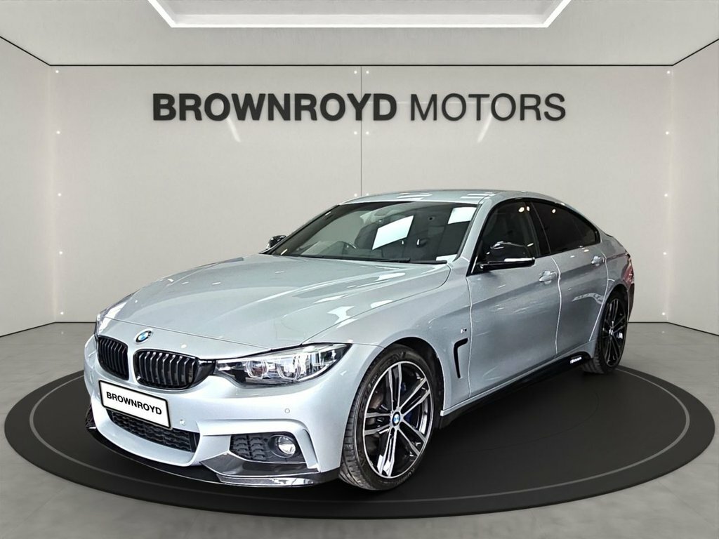 BMW 4 Series Gran Coupe 3L M Sport VE68UPH Silver #2