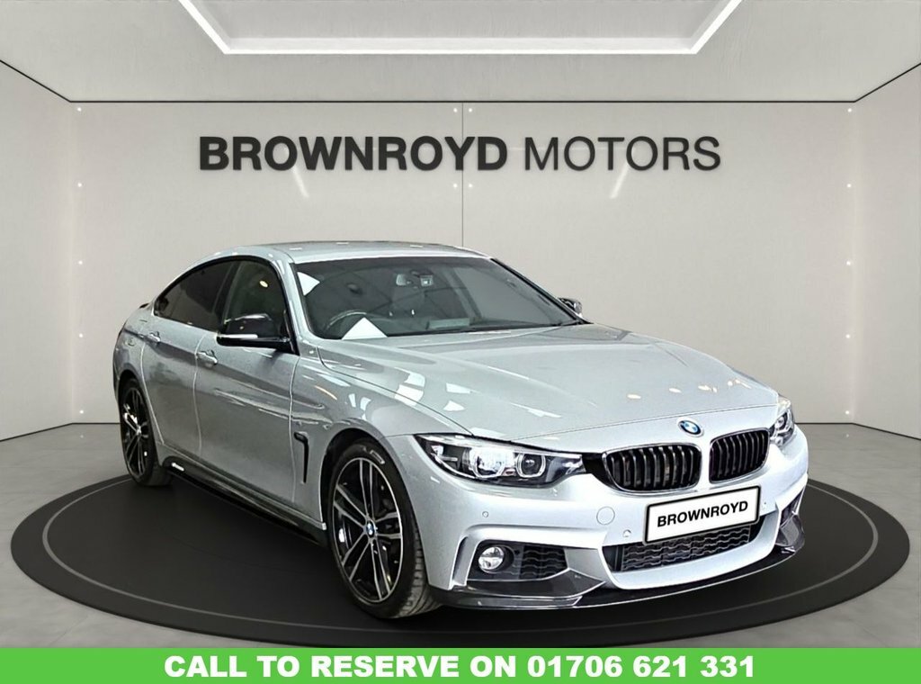 BMW 4 Series Gran Coupe 3L M Sport Silver