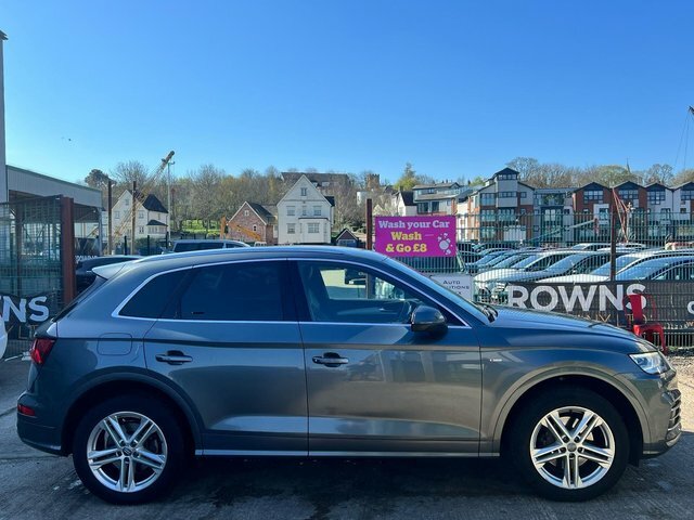 Audi Q5 2.0 Tfsi 45 S Line S Tronic Quattro Euro 6 S S 5 LX69RKN Grey #5