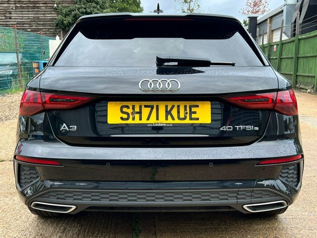 Audi A3 1.4 Tfsie 40 S Line Sportback S Tronic Euro 6 S S SH71KUE Black #6