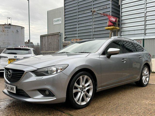 Mazda 6 2.2 Skyactiv-d Sport Nav Tourer Euro 6 S S LP64UMK Silver #4