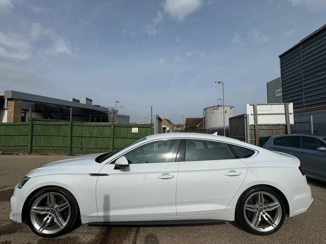 Audi A5 2.0 Tfsi 40 S Line Sportback S Tronic Euro 6 S S KK19DVZ White #5
