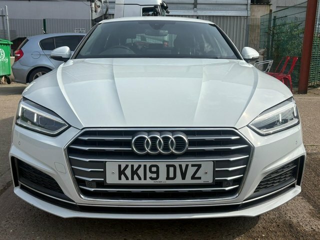 Audi A5 2.0 Tfsi 40 S Line Sportback S Tronic Euro 6 S S KK19DVZ White #2