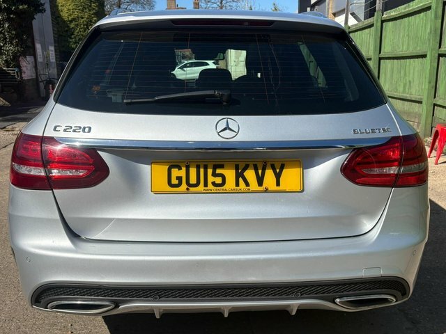 Mercedes-Benz C Class 2.1 C220 Bluetec Amg Line G-tronic Euro 6 S S 5 GU15KVY Silver #6