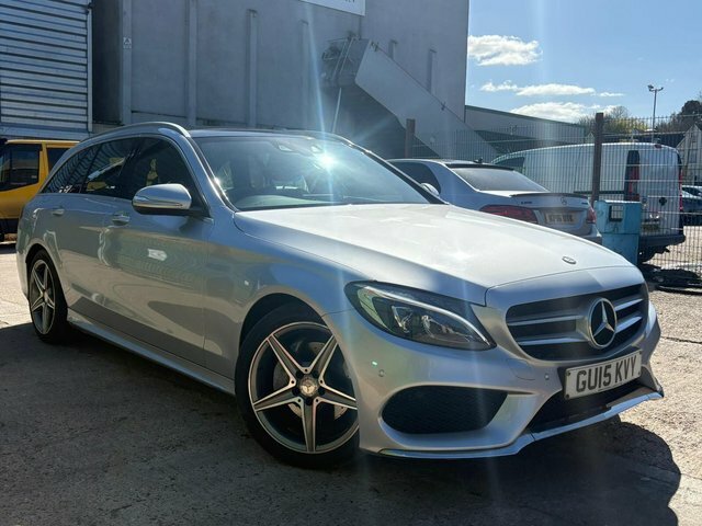 Mercedes-Benz C Class 2.1 C220 Bluetec Amg Line G-tronic Euro 6 S S 5 Silver