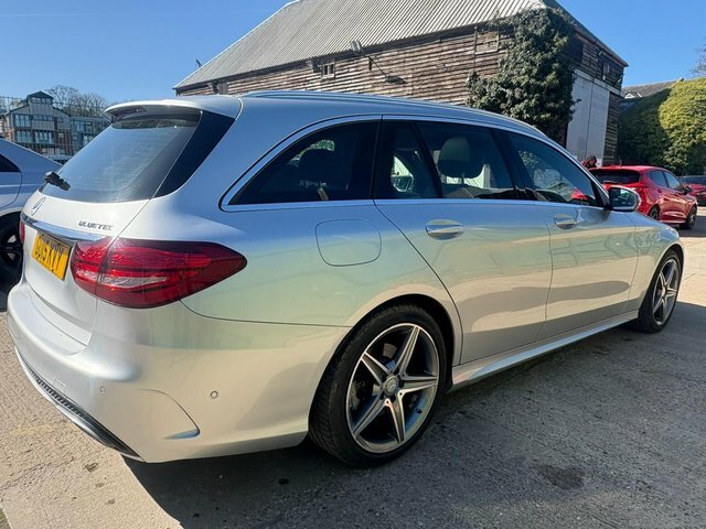 Mercedes-Benz C Class 2.1 C220 Bluetec Amg Line G-tronic Euro 6 S S 5 GU15KVY Silver #5