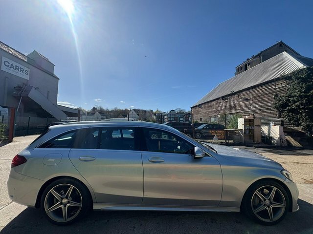 Mercedes-Benz C Class 2.1 C220 Bluetec Amg Line G-tronic Euro 6 S S 5 GU15KVY Silver #3