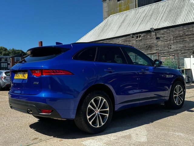 Jaguar F-Pace 2.0 D240 R-sport Awd Euro 6 S S HX67YKL Blue #4