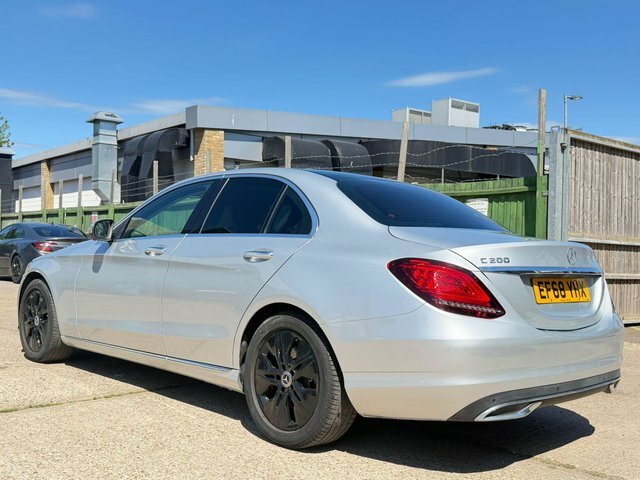 Mercedes-Benz C Class 1.5 C200 Mhev Eq Boost Sport Premium Plus G-tron EF68YHX Silver #5