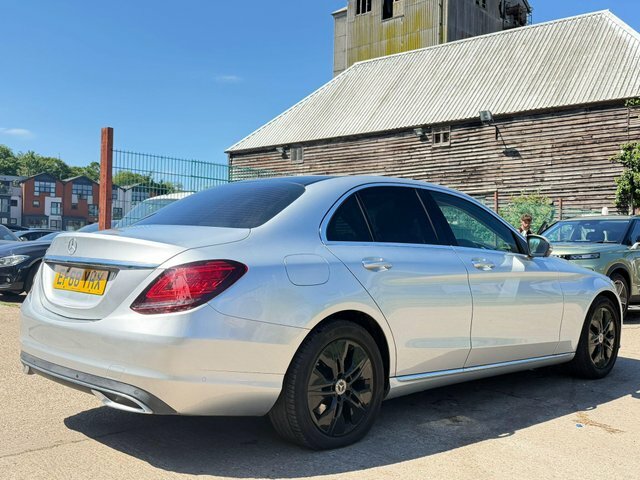 Mercedes-Benz C Class 1.5 C200 Mhev Eq Boost Sport Premium Plus G-tron EF68YHX Silver #3