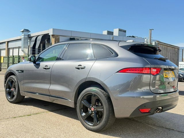 Jaguar F-Pace 2.0 D180 R-sport Awd Euro 6 S S OY68TXL Grey #4