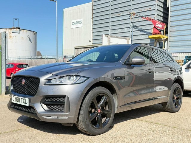Jaguar F-Pace 2.0 D180 R-sport Awd Euro 6 S S OY68TXL Grey #3