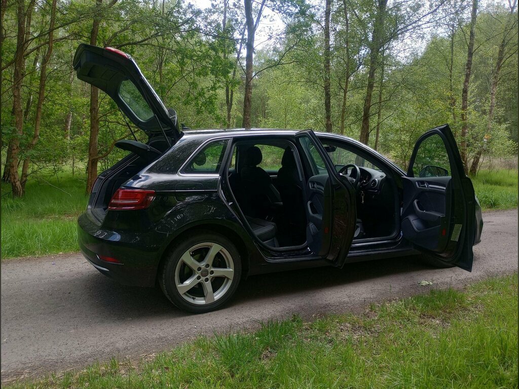 Audi A3 1.6 Tdi Sport Sportback Euro 6 Ss RA16VCW Black #3