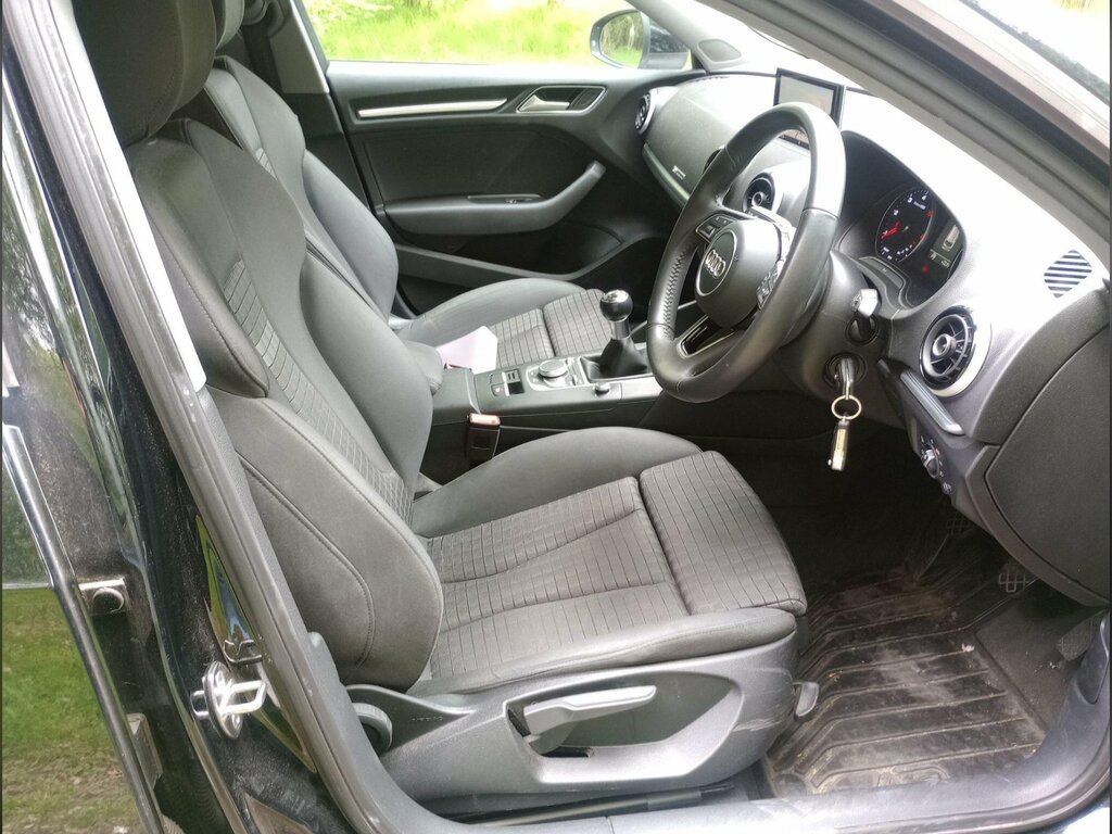 Audi A3 1.6 Tdi Sport Sportback Euro 6 Ss RA16VCW Black #2