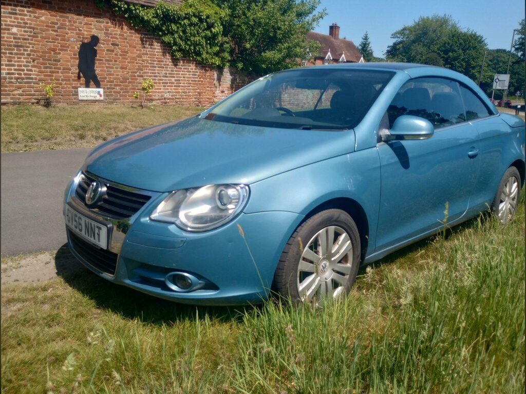 Volkswagen EOS 2.0 Tdi Cabriolet Euro 4 Blue #3