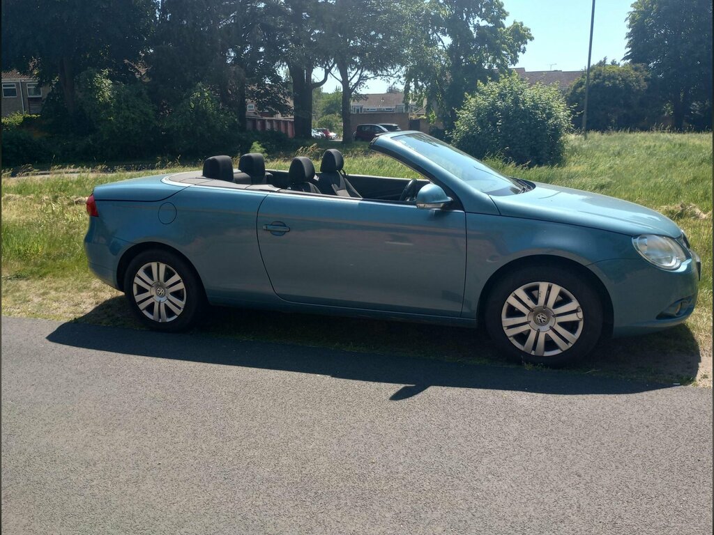 Volkswagen EOS 2.0 Tdi Cabriolet Euro 4 Blue #2