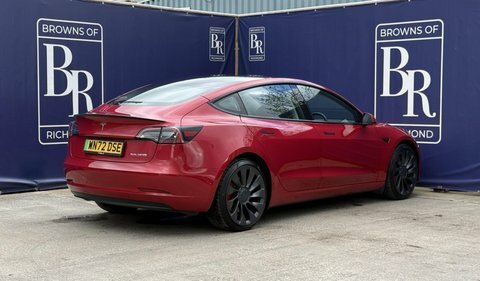 Tesla Model 3 Dual Motor Performance WN72DSE Red #4