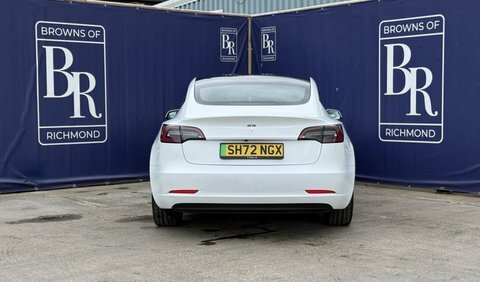 Tesla Model 3 Saloon 4dr Electric SH72NGX White #5