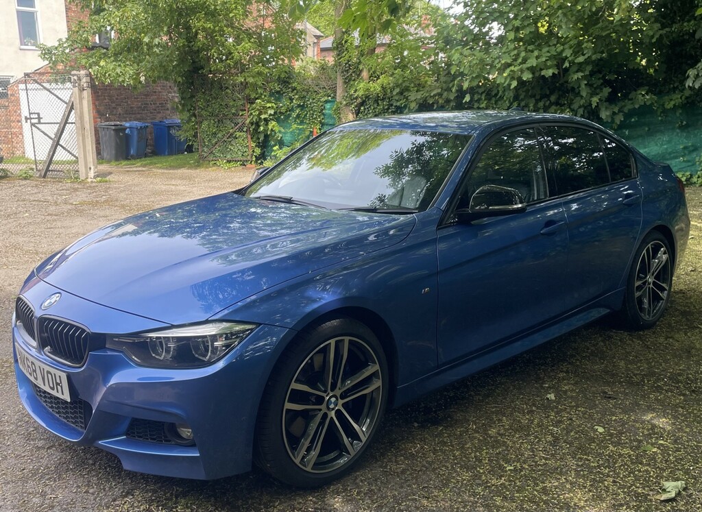 BMW 3 Series 2.0 320D M Sport Shadow Edition Saloon NK68VOH Blue #3