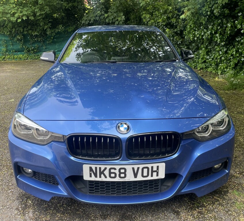 BMW 3 Series 2.0 320D M Sport Shadow Edition Saloon NK68VOH Blue #5