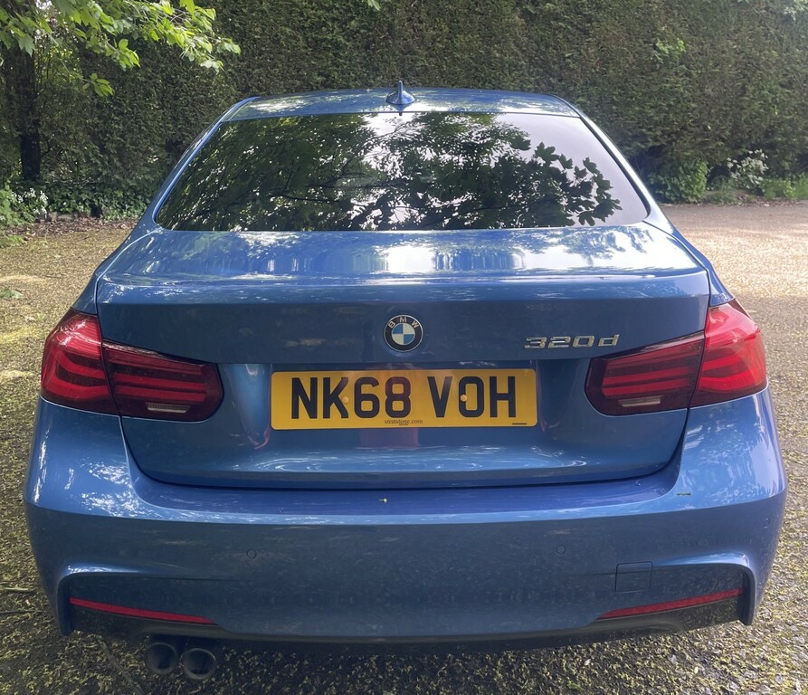 BMW 3 Series 2.0 320D M Sport Shadow Edition Saloon NK68VOH Blue #6