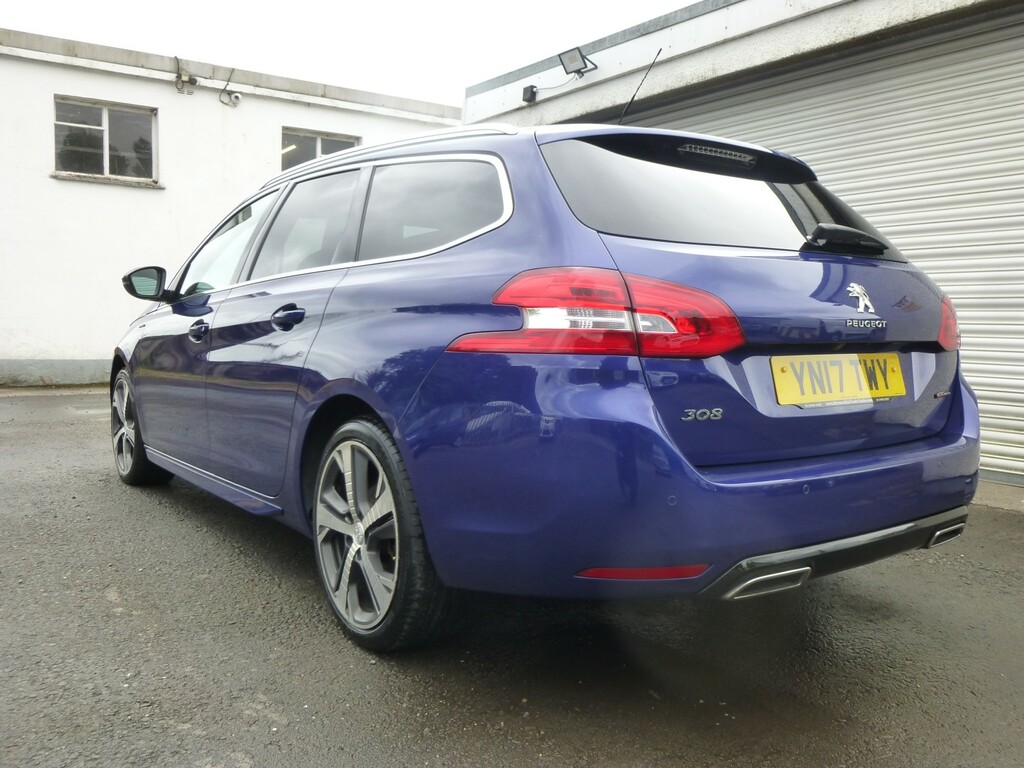 Peugeot 308 SW 1.6 Bluehdi 118 Bhp Gt Line Touring Estate Euro6 U Blue #3