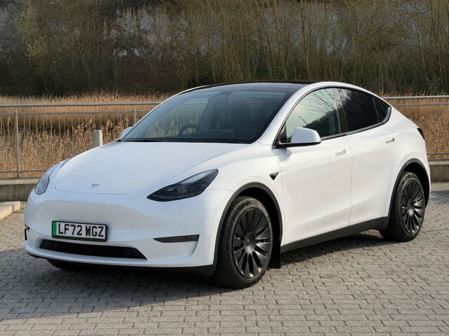 Tesla Model Y Motor Long Range Suv LF72WGZ White #3