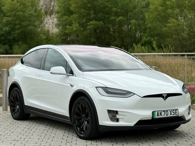 Tesla Model X Motor Long Range Plus White #5