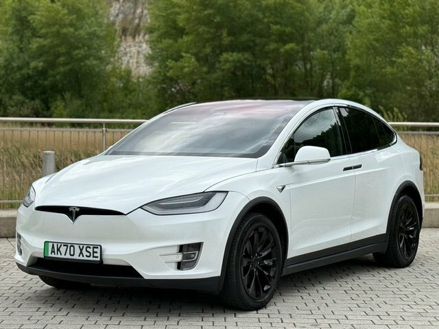 Tesla Model X Motor Long Range Plus White #3