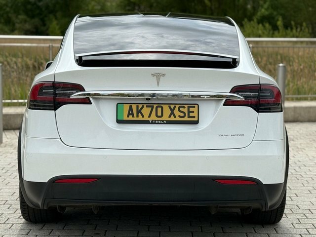 Tesla Model X Motor Long Range Plus White #6