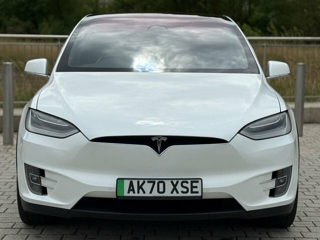 Tesla Model X Motor Long Range Plus White #4