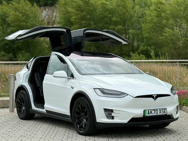 Tesla Model X Motor Long Range Plus White